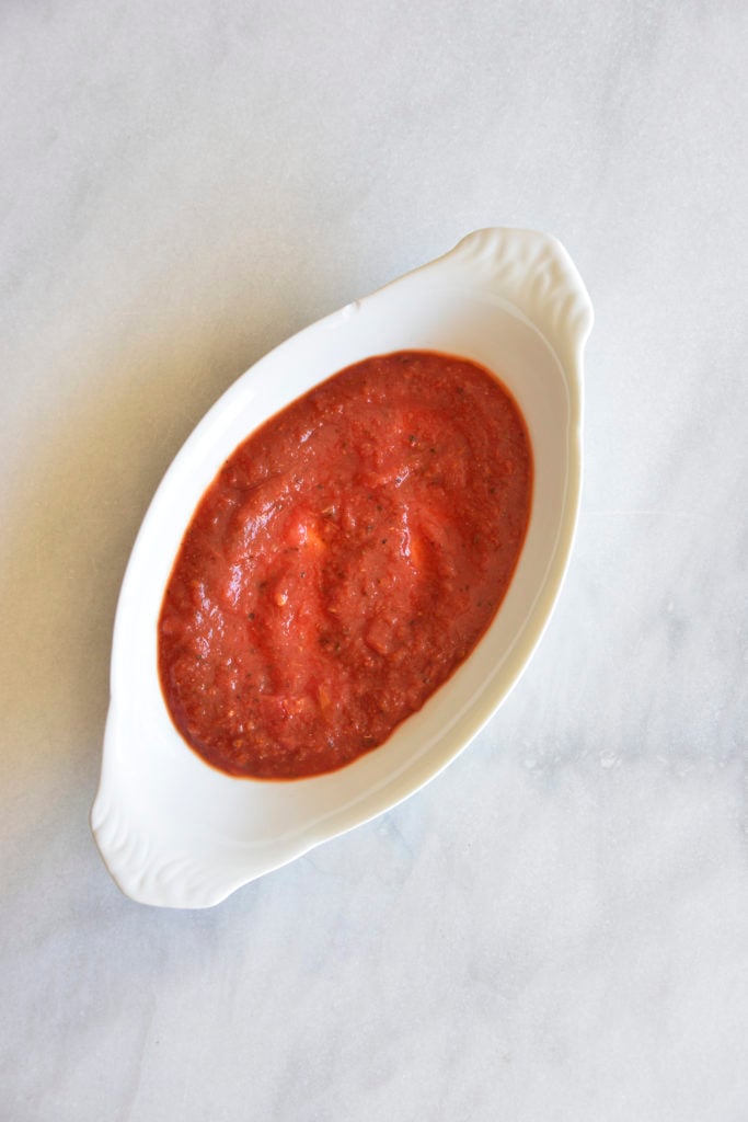 Easy Keto Pepperoni Pizza on progress pictures