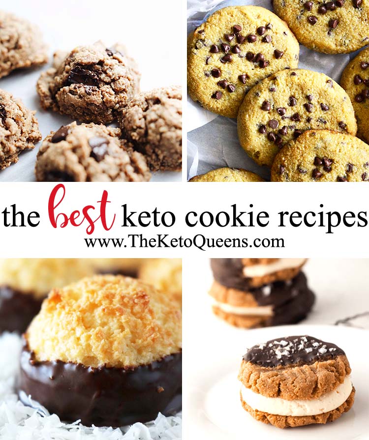 the best keto cookies collage