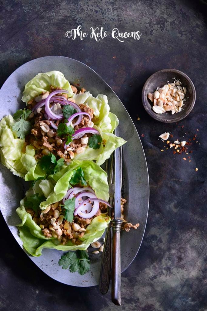 Quick and Easy Thai Turkey Lettuce Wraps.