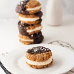 Low Carb Chocolate Peanut Butter Cookie Sandwiches From Peace Love and Low Carb