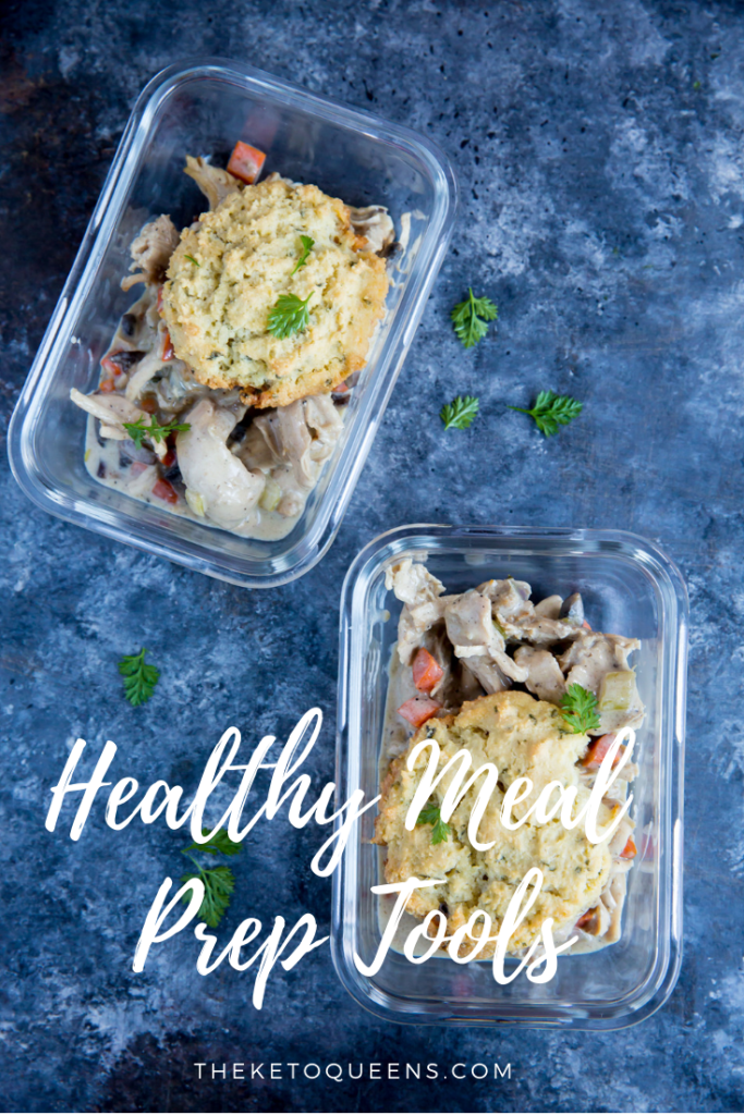 Today we're talking about Healthy Meal Prep Tools. You know we are huge fans of easy meal prep and today we're going over things we use to make meal prepping easier.