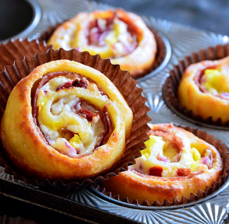 Salami and Cheese Pinwheel Recipes