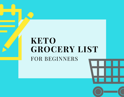 Post title of a beginner keto grocery list