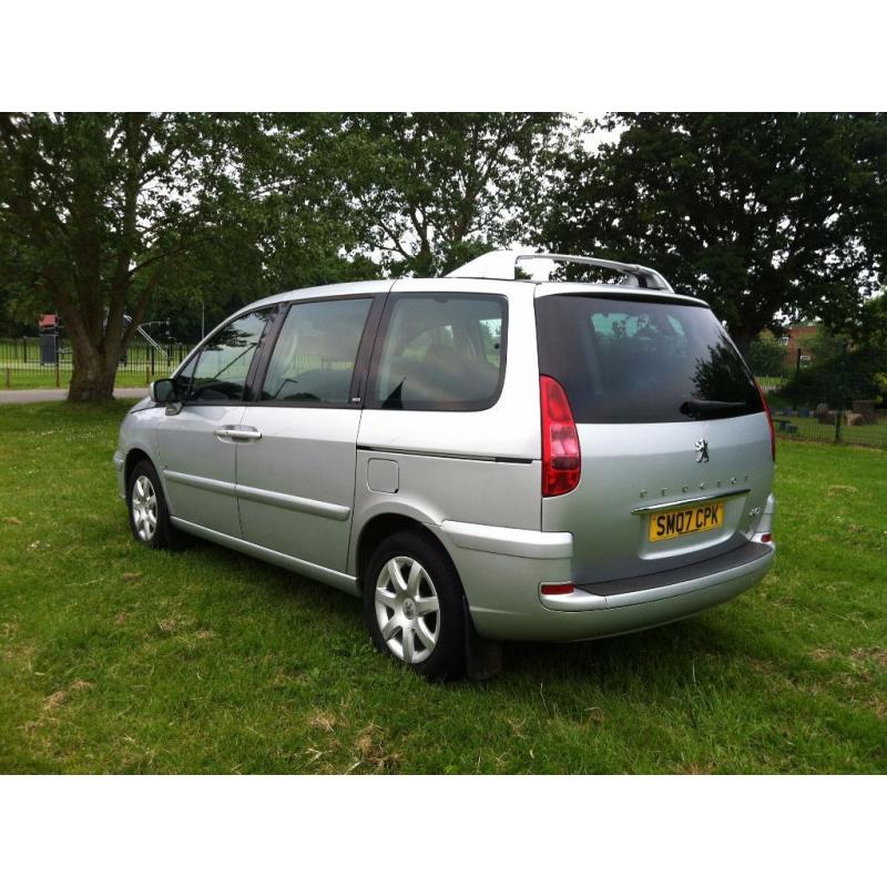 Diesel 7 seater Peugeot 2007 HDI 98K mileage HPI Clear MOT 2 keys - P/x welcome