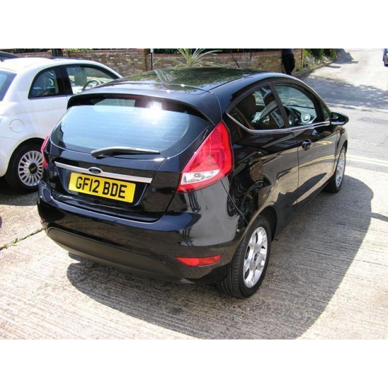 2012 FORD FIESTA 1.25 ZETEC 3 DOOR/26,090 MILES FROM NEW