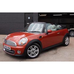 MINI CONVERTIBLE COOPER D Orange Manual Diesel 2010