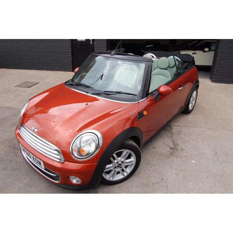 MINI CONVERTIBLE COOPER D Orange Manual Diesel 2010