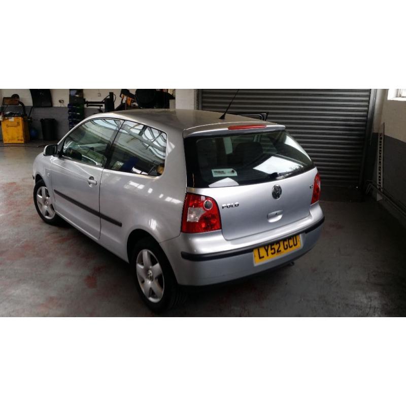 vw polo silver 1.2 low mileage, great condition, petrol, manual