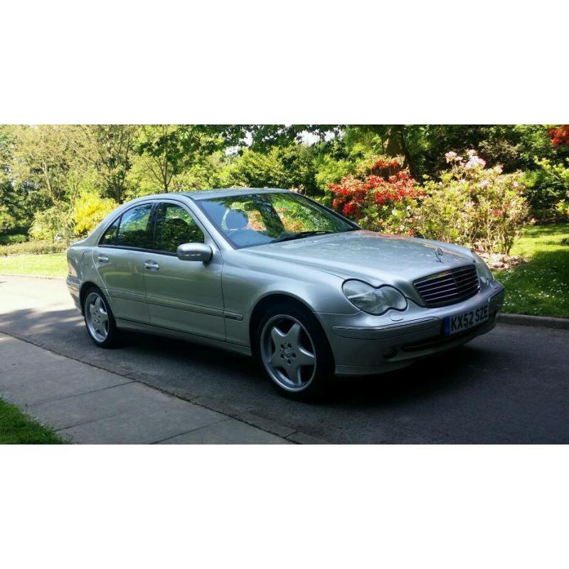 2002 Mercedes C270 CDI avantgarde, Black leather immaculate in & out