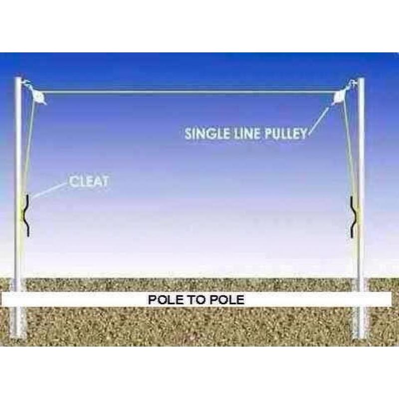 WASHING LINE POLES