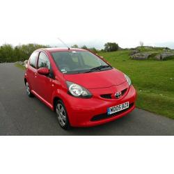 2005 TOYOTA AYGO+ 1.0L VVT-I RED, 5 DOOR