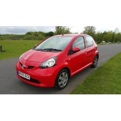 2005 TOYOTA AYGO+ 1.0L VVT-I RED, 5 DOOR