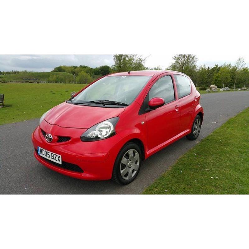 2005 TOYOTA AYGO+ 1.0L VVT-I RED, 5 DOOR