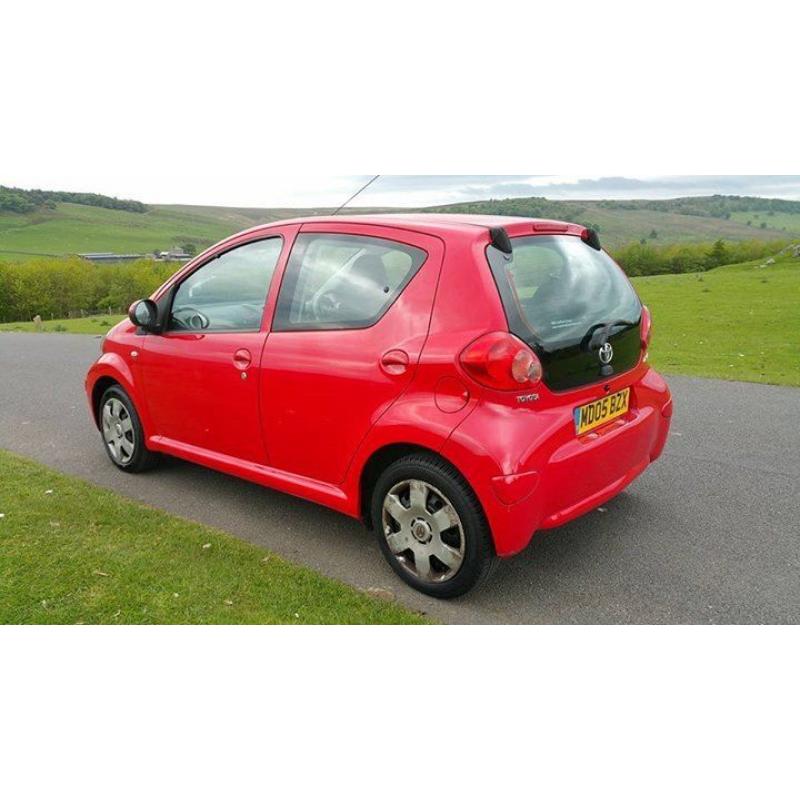 2005 TOYOTA AYGO+ 1.0L VVT-I RED, 5 DOOR