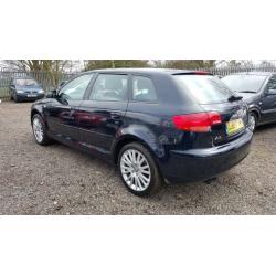 Audi A3 1.9 TDI Sportback 5dr, HPI CLEAR, 2 KEYS, FULL SERVICE HISTORY, 1 FORMER KEEPER, BARGAIN