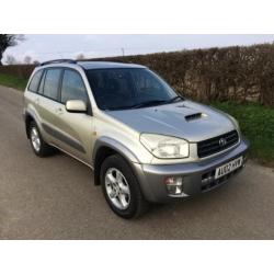 2002 02 TOYOTA RAV4 2.0 VX D-4D 5D 114 BHP DIESEL