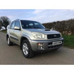 2002 02 TOYOTA RAV4 2.0 VX D-4D 5D 114 BHP DIESEL