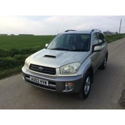 2002 02 TOYOTA RAV4 2.0 VX D-4D 5D 114 BHP DIESEL