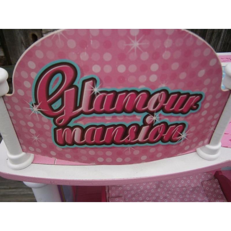 kids dolls house glamour mansion