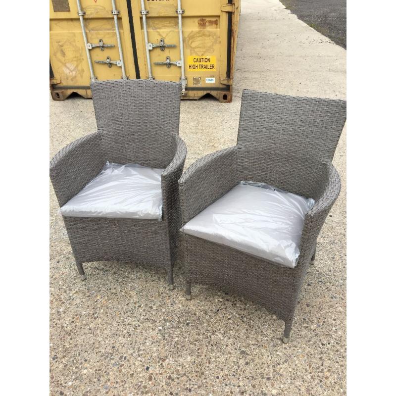 Rattan Garden Dining Set, GREY, 8 piece Set. BRAND NEW AND BOXED. BRADFORD WEST YORKS. HALF PRICE!!!