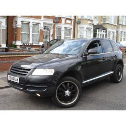 /// VW VOLKSWAGEN TOUAREG SPORT 2.5 TDI AUTOMATIC DIESEL /// 2004 PLATE /// BARRRGAINNN 4X4 JEEP