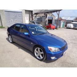 2001 LEXUS IS200 SE 2.0 AUTOMATIC 4 DOOR SALOON BLUE LONG M.O.T