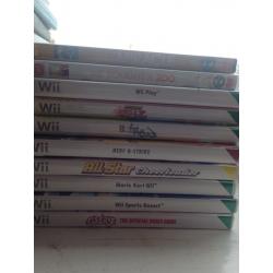 DVDs and Wii games