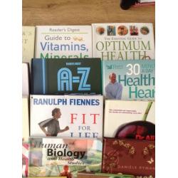 Job lot car boot books health fitness