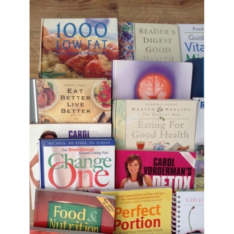 Job lot car boot books health fitness