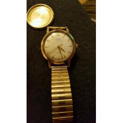 Gold baume watch hall marked