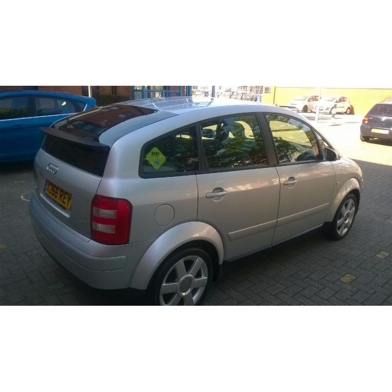 Audi A2, 1.4 litre, X reg 2000, Mot February 2017, full service history