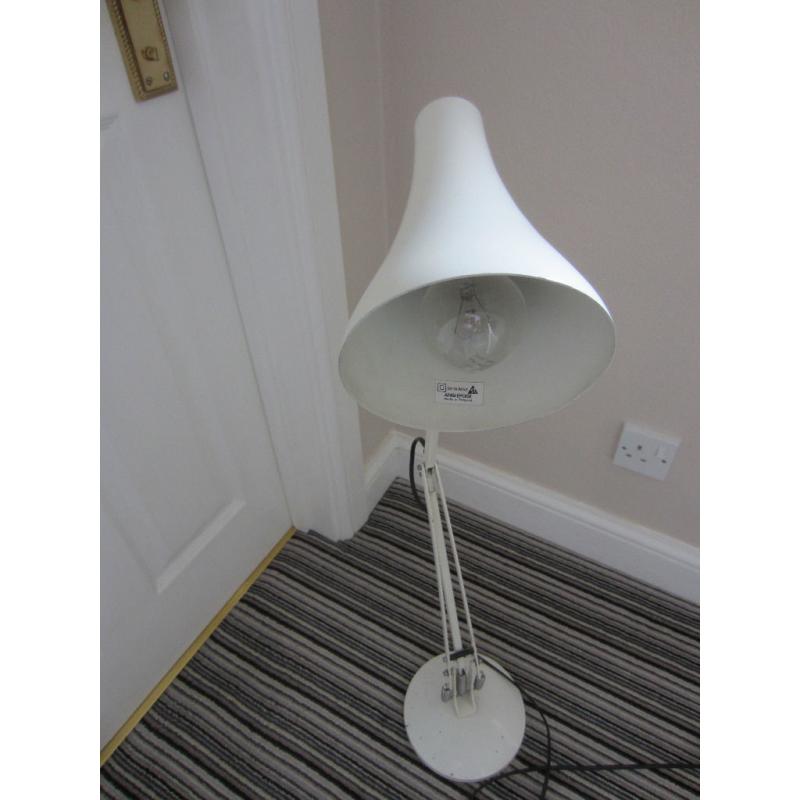 Anglepoise lamp white Vintage 1970's