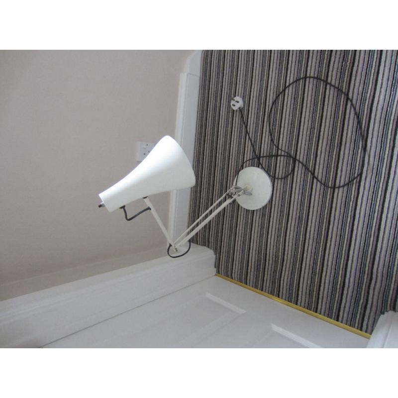 Anglepoise lamp white Vintage 1970's