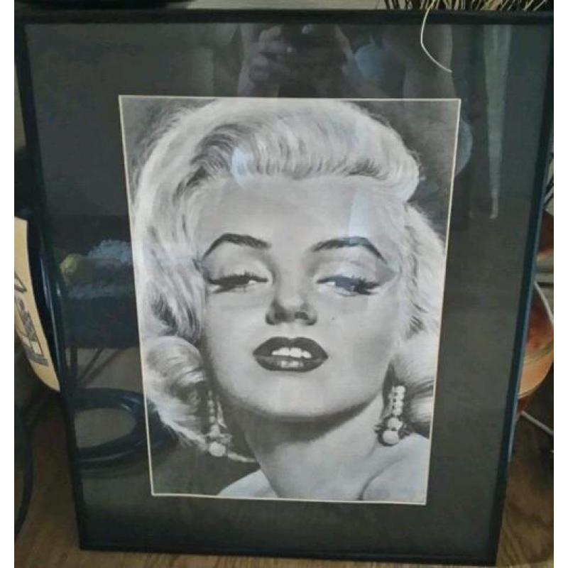 Hand Drawn picture of Marilyn