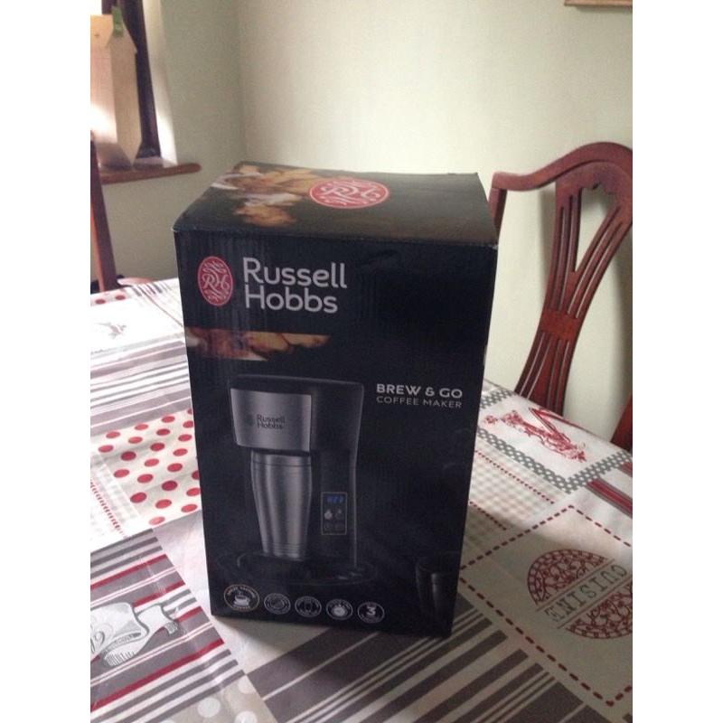 Brand new Russell Hobbs travel coffee maker