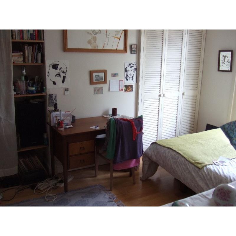 sunny south facing room in peaceful house, all bills included. Short term till end Sept.