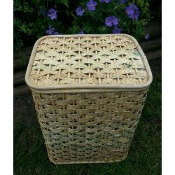 Vintage Wicker Laundry/Storage Basket