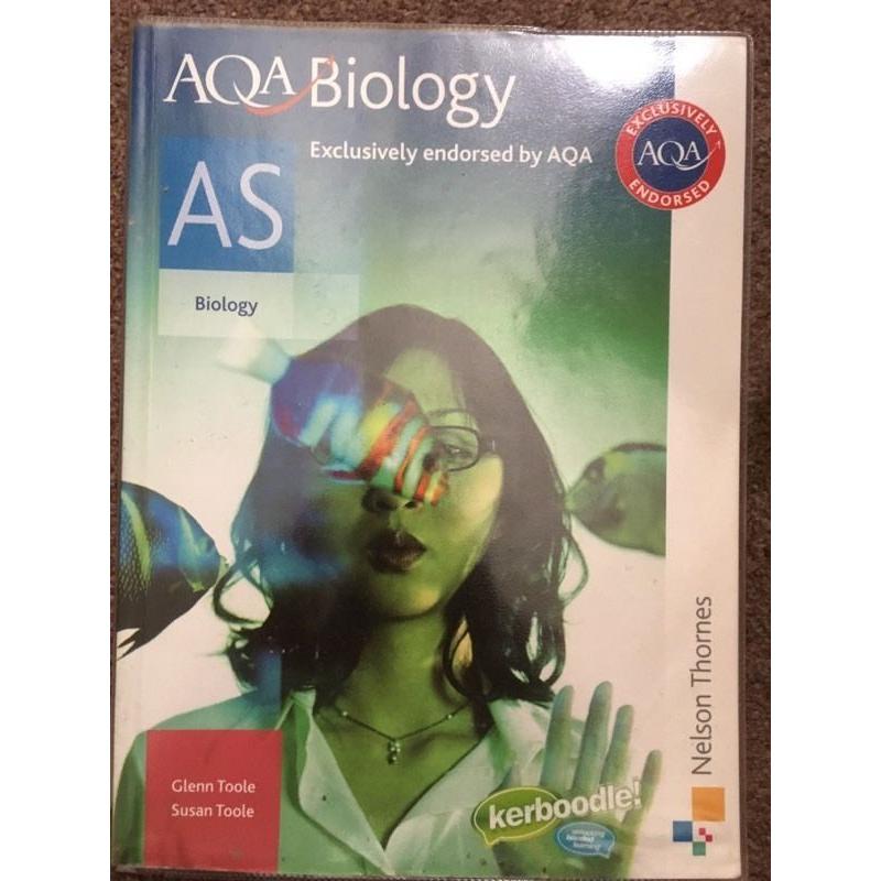 AQA BIOLOGY AS and A level book by Glenn Toole, Susan Toole