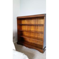 Lovely old solid wood freestanding bookcase - Needs attention