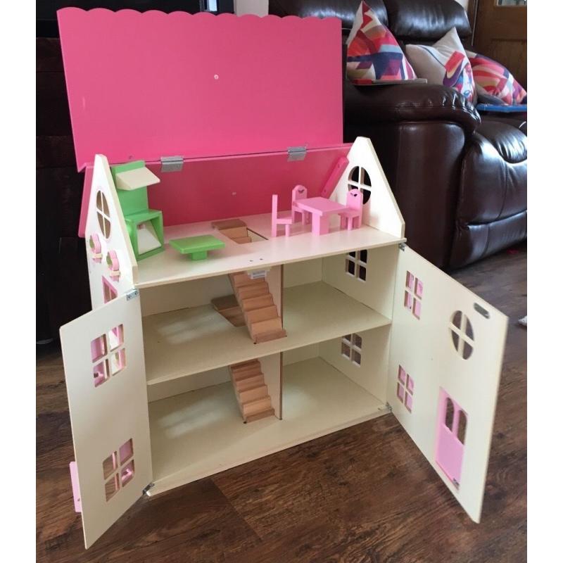 Wooden doll house