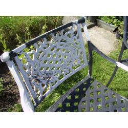 6 aluminium garden chairs