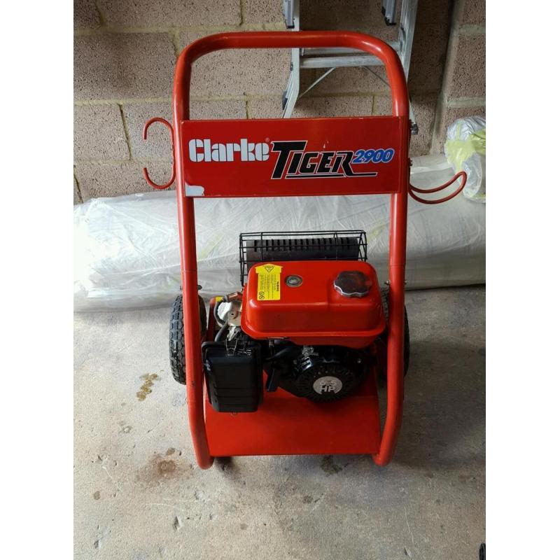 Clarke tiger 2900 petrol power washer