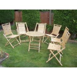 Bamboo garden furniture,