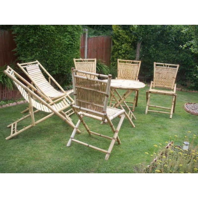 Bamboo garden furniture,