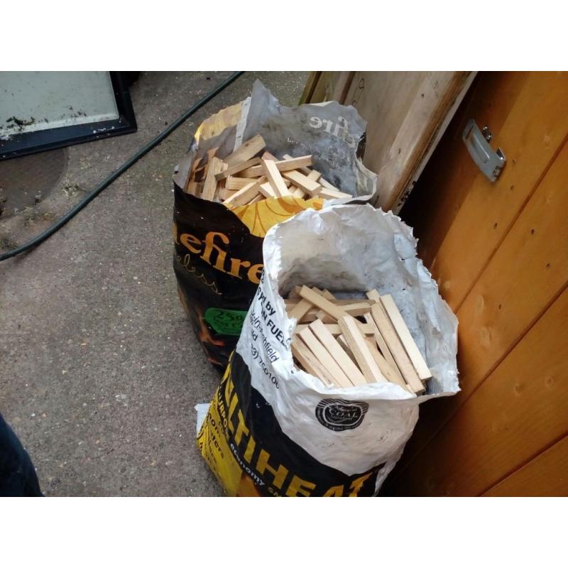 Large bags of sticks kindling forsale