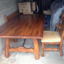 Dining room table and 6 chairs