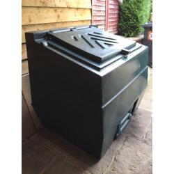 Titan Green Plastic Coal Bunker 600kg capacity