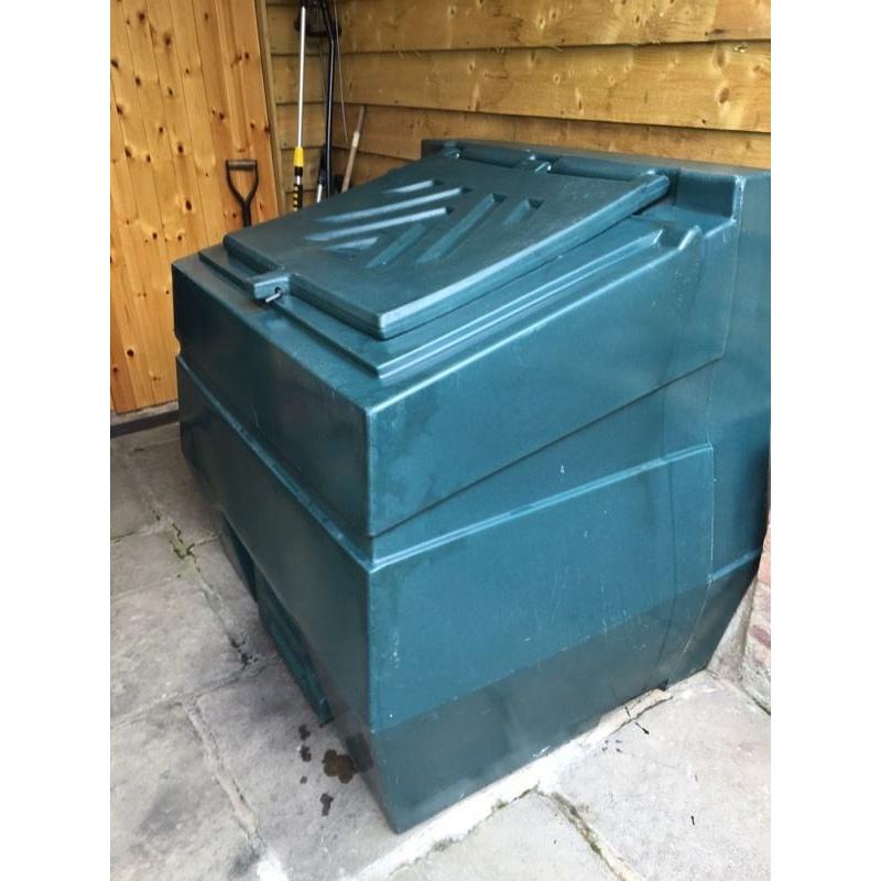 Titan Green Plastic Coal Bunker 600kg capacity