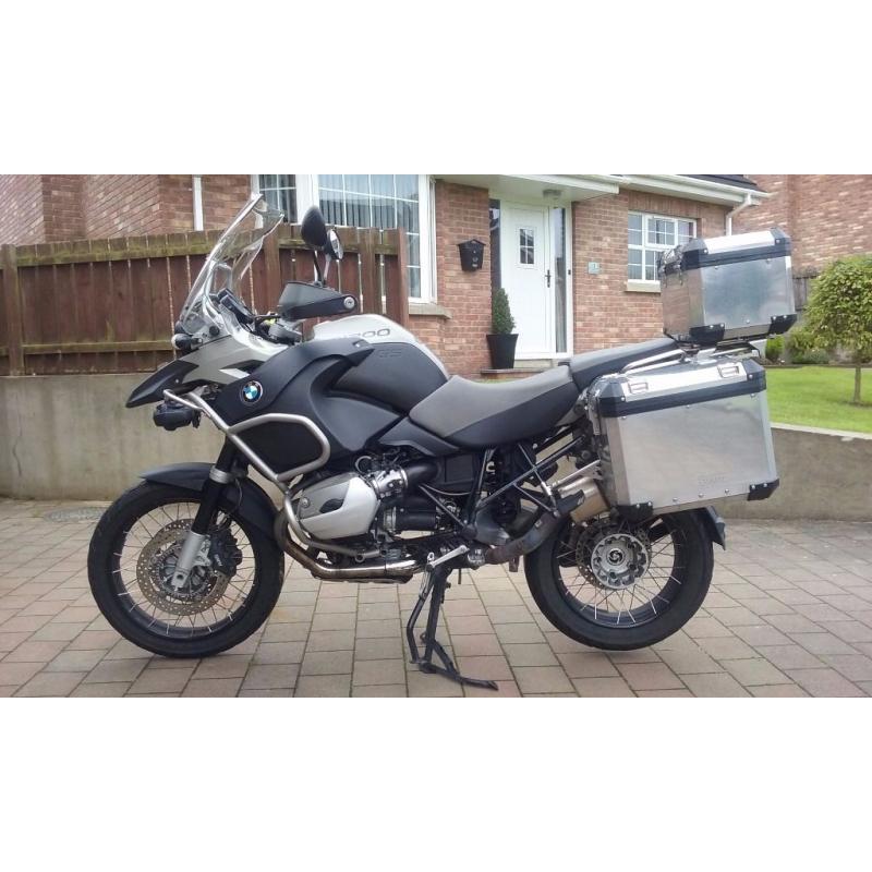 2008 BMW 1200 GS Adventure Two tone Grey and Black 35887 miles