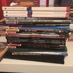 75 graphic novels various DC/Marvel/Dark Horse/Image graphic novels